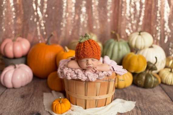 Pumpkin knit hat pattern