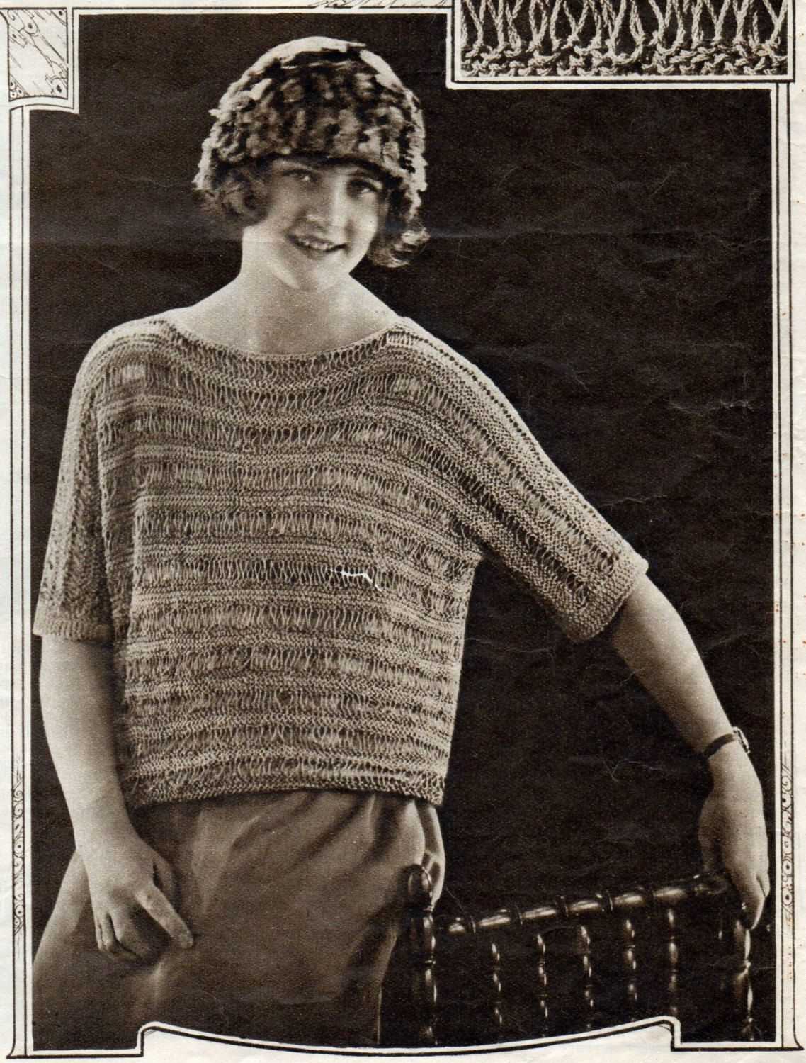 Vintage style knitting patterns