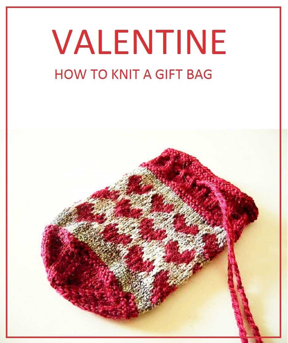 Free knitting patterns for small gift bags