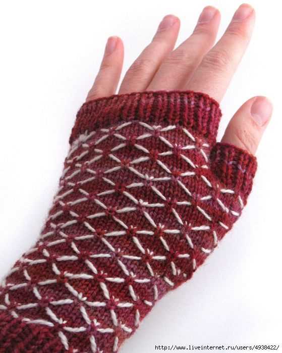 Knit gloves pattern free