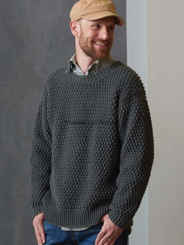 Easy knit mens sweater pattern