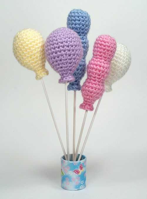 Knitted water balloons pattern free