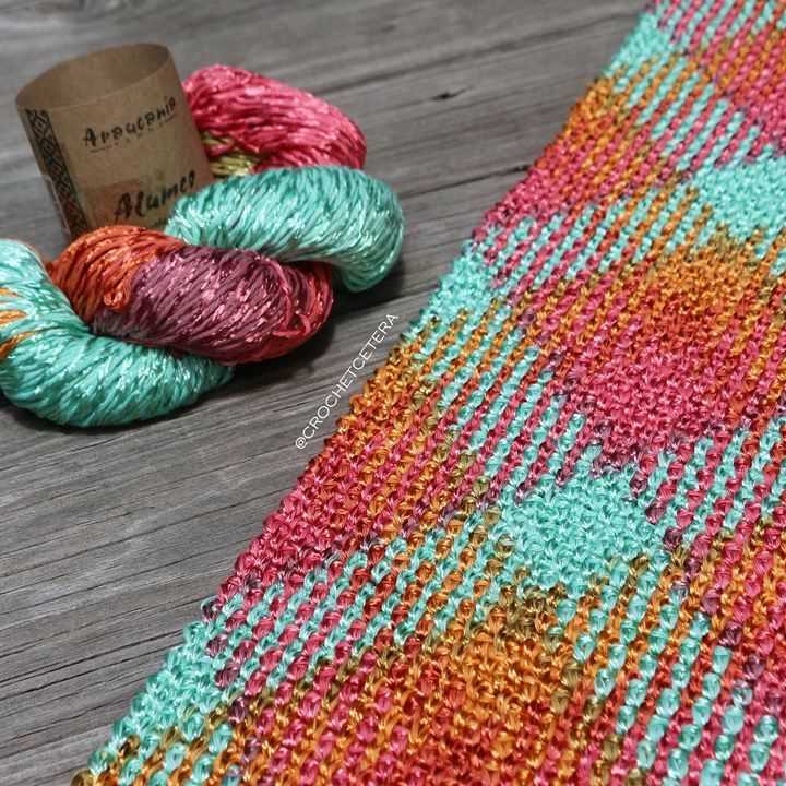 Argyle scarf knitting pattern