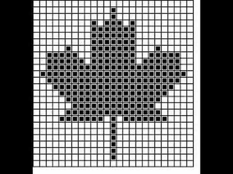 Canadian maple leaf knitting pattern