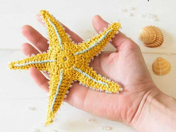 Starfish dishcloth knit pattern