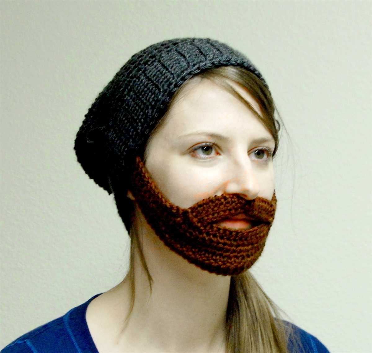 Free knitted beard pattern