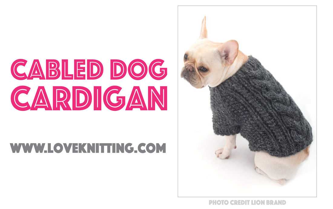 Knit dog sweater patterns