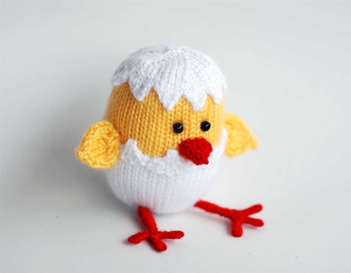 Chicken egg cosy knitting pattern