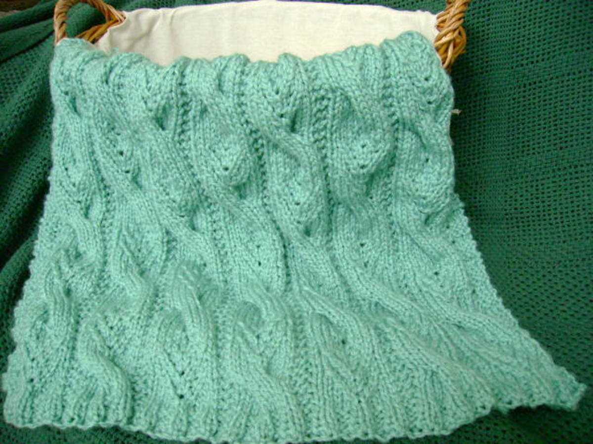 Easy knit afghan patterns free