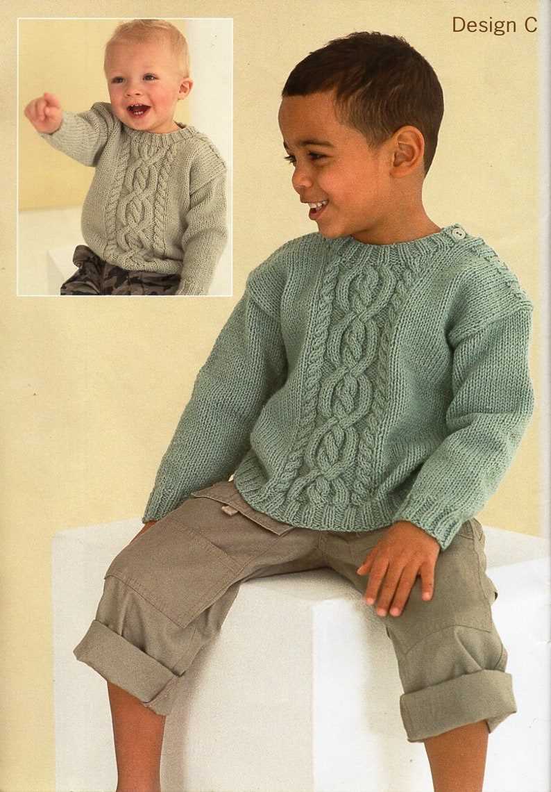 Free knitting patterns for childrens aran sweaters