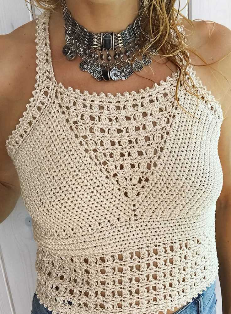 Summer crop top knitting pattern free