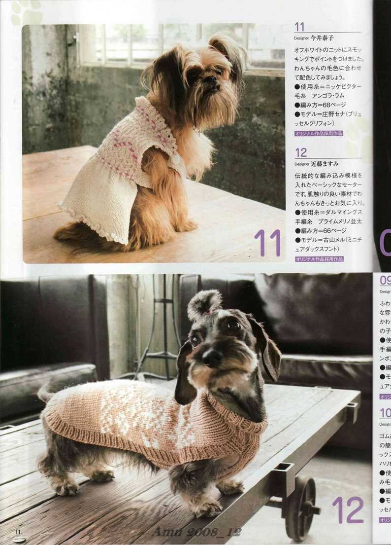 Knitting patterns for pets