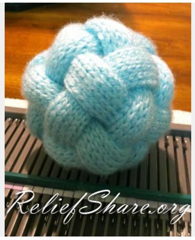 Knitting a ball free pattern