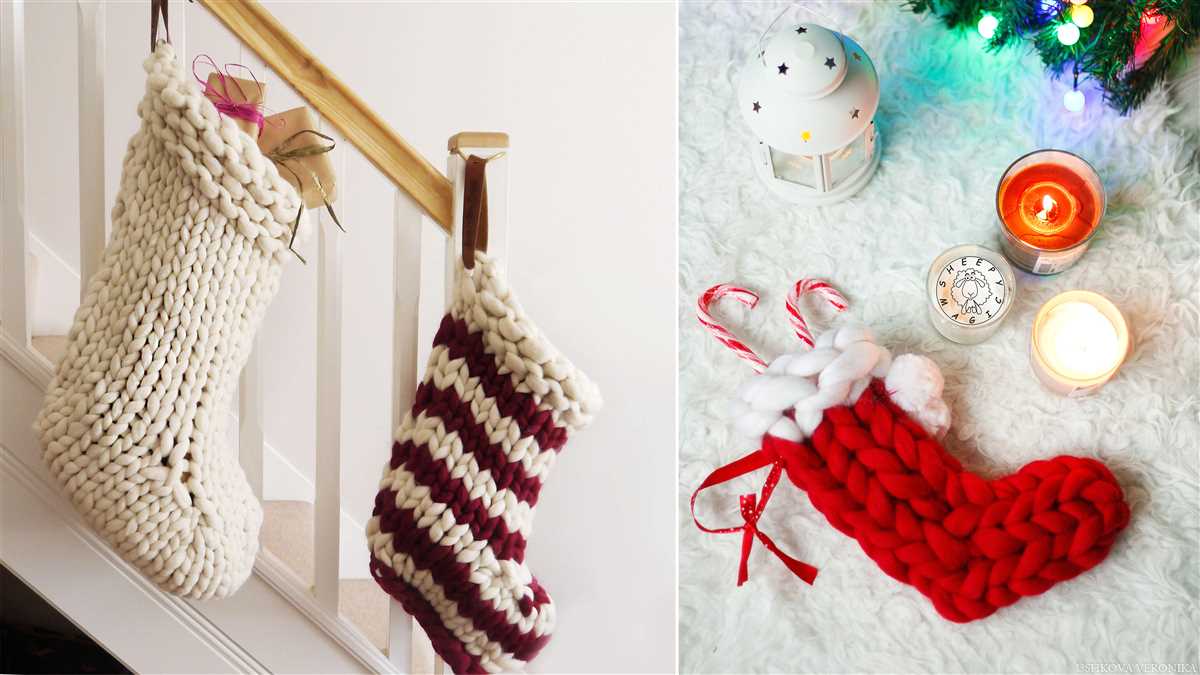 Chunky cable knit christmas stocking pattern