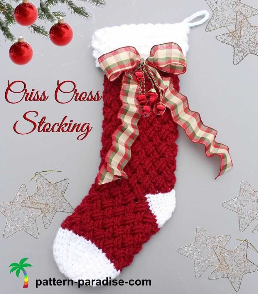 Stocking knitting pattern