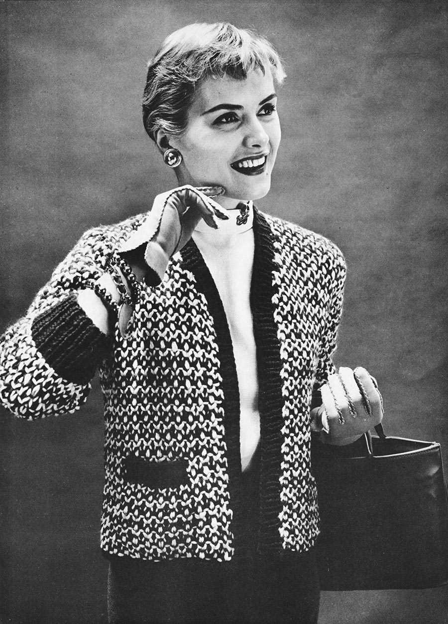 Free knitting pattern for chanel style jacket