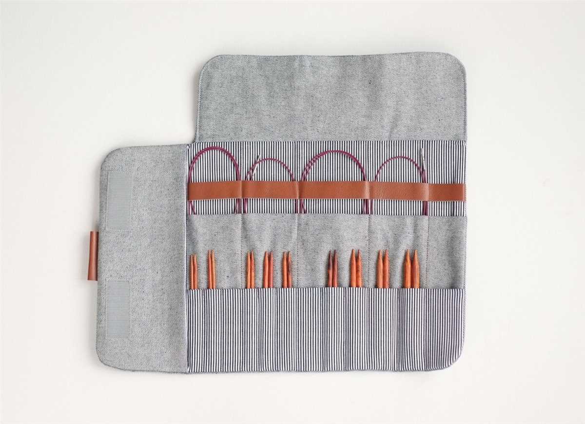 Circular knitting needle case pattern free