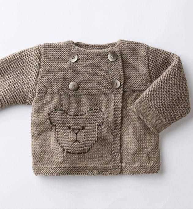 Bear sweater knitting pattern