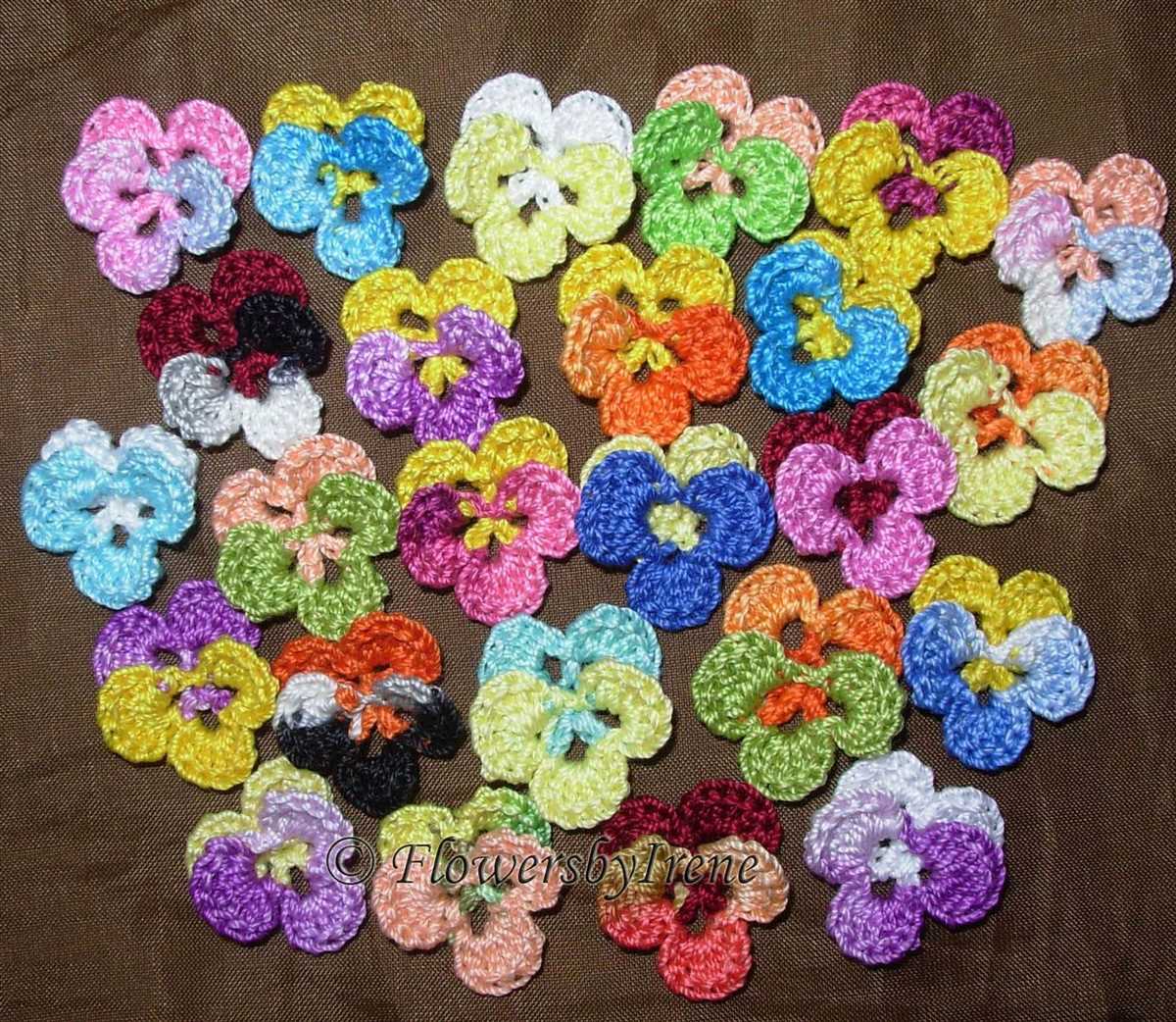 Free knitting patterns for small flowers