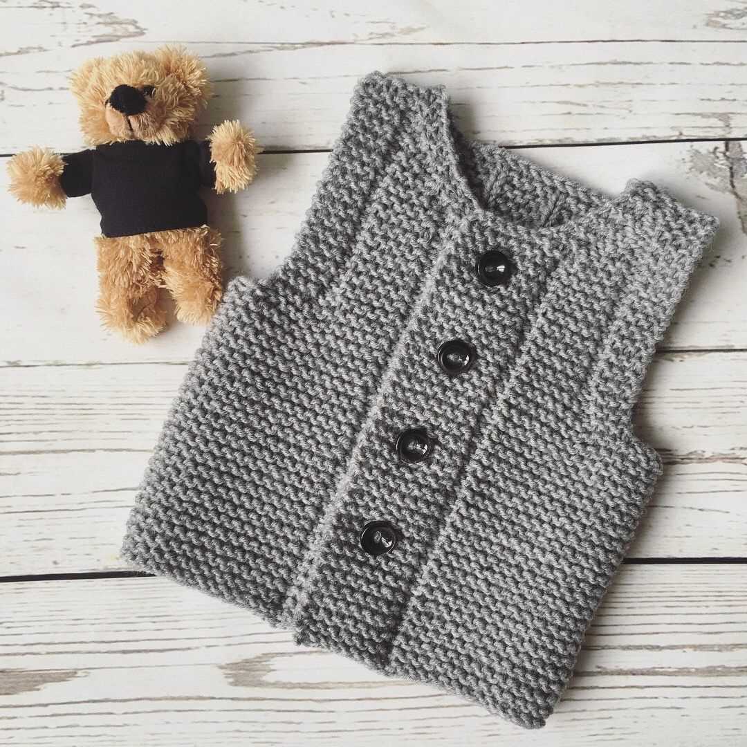 Child's vest pattern knitting