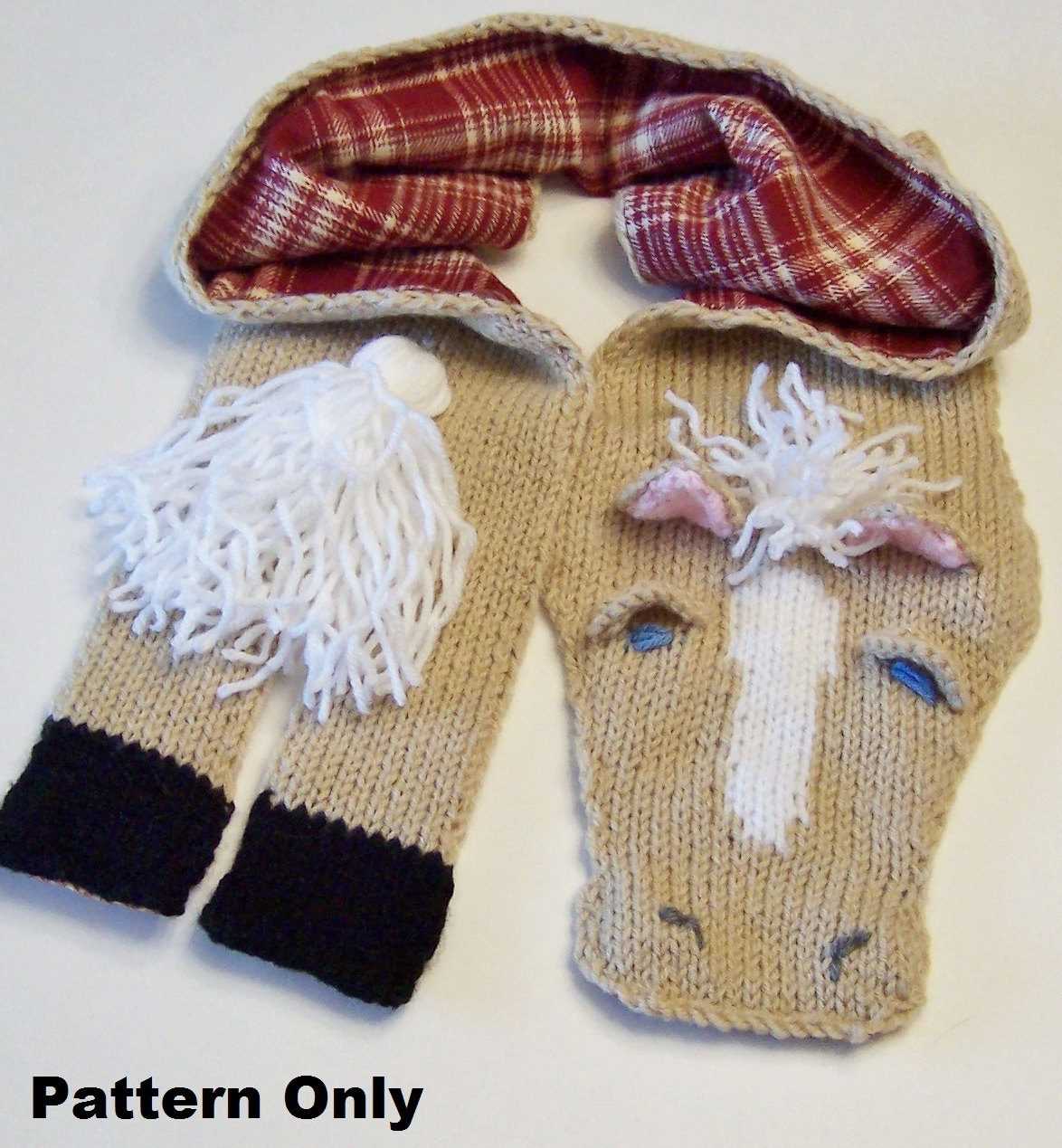 Horse knitting pattern