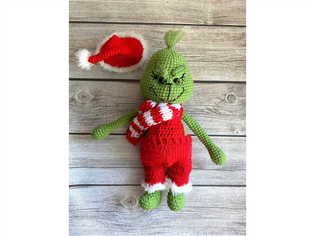 The grinch knitting pattern