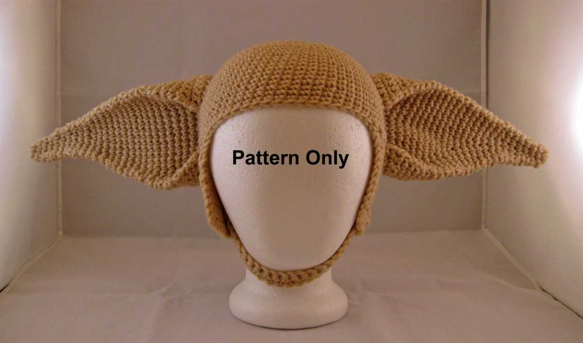 Knitted elf ears pattern