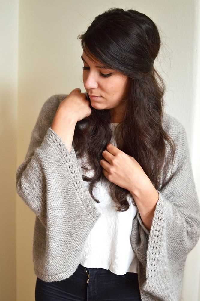 Kimono cardigan knitting pattern