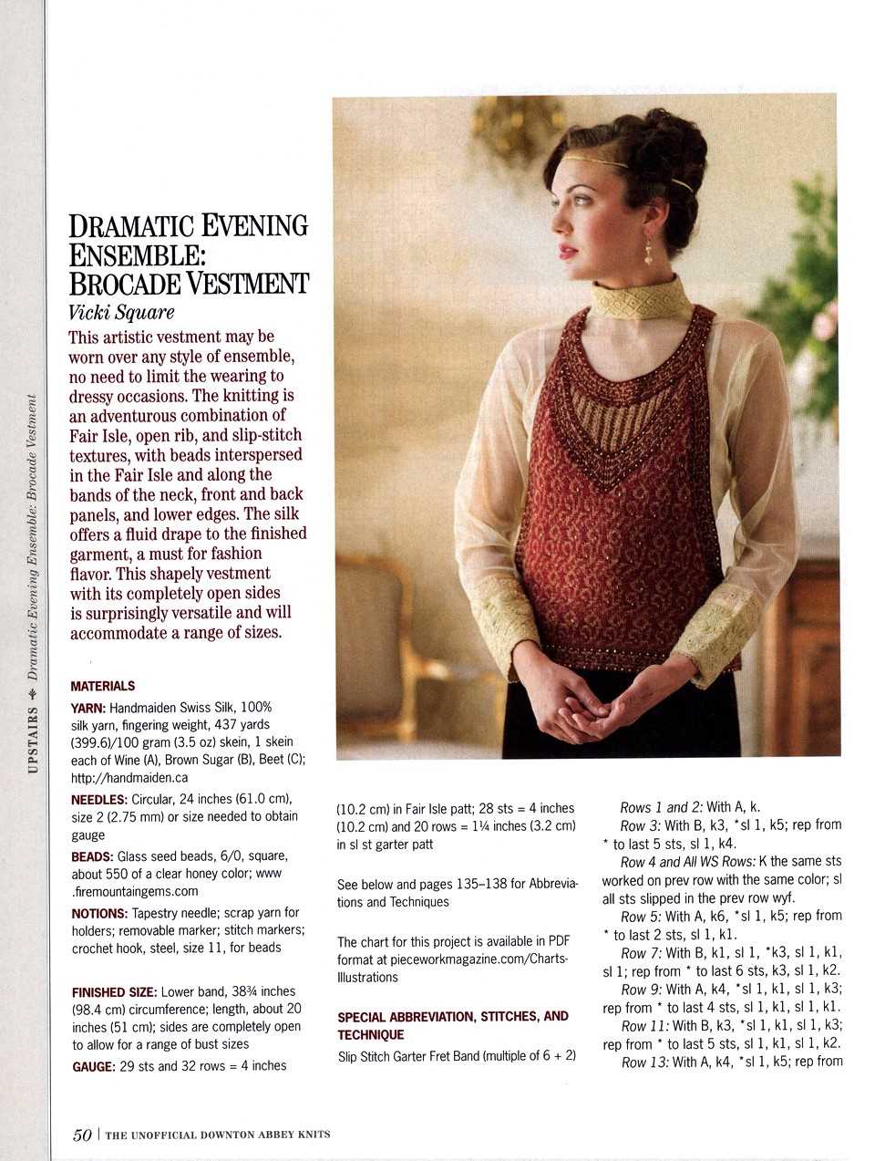 Downton abbey knitting patterns free