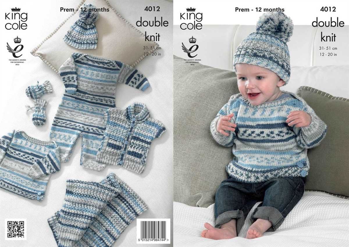 Free knitting patterns for 12 month old