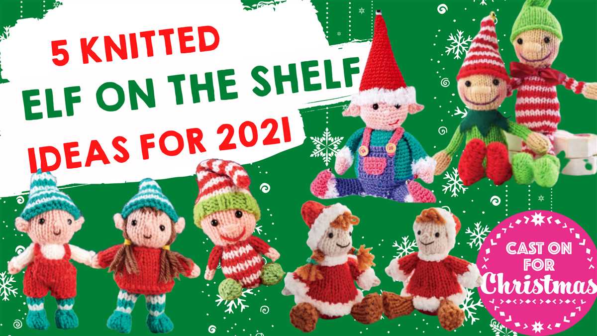 Knitted elf on the shelf pattern