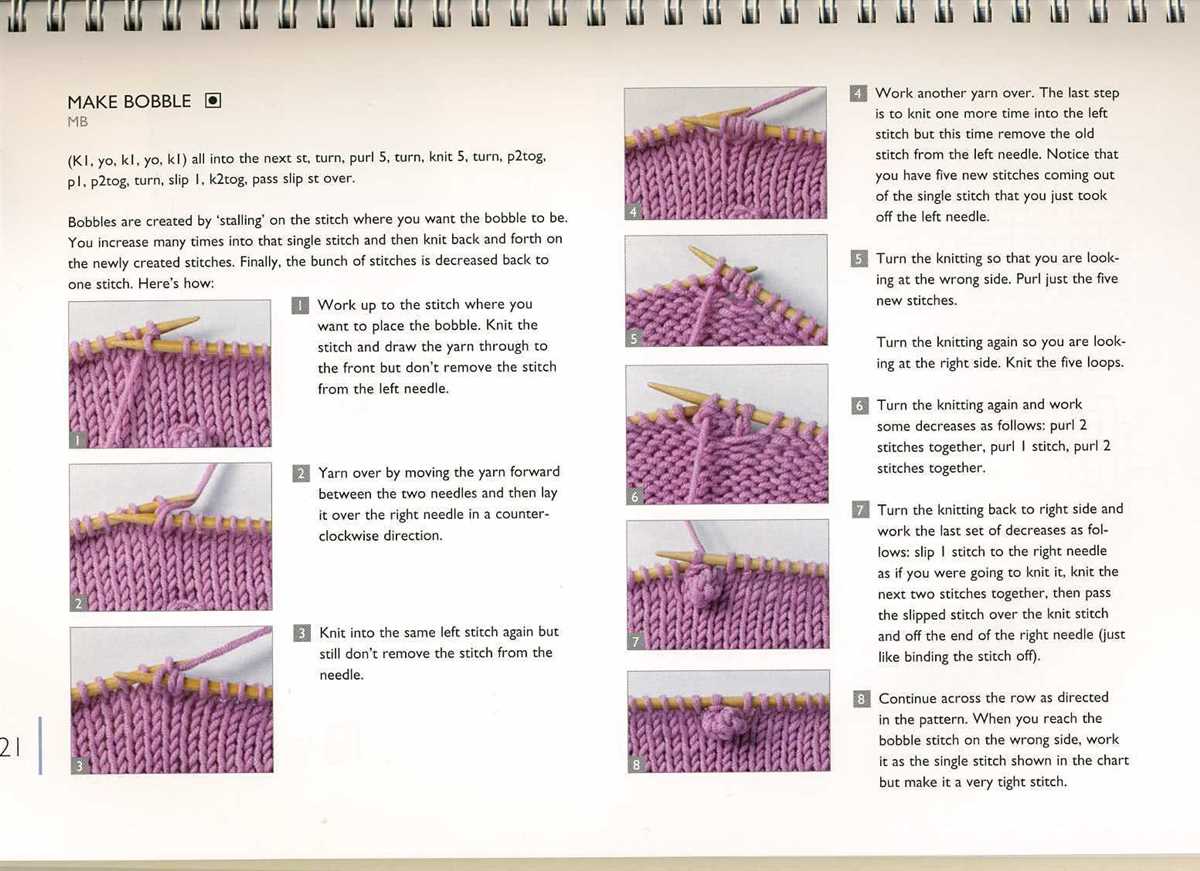 What does work in pattern mean in knitting