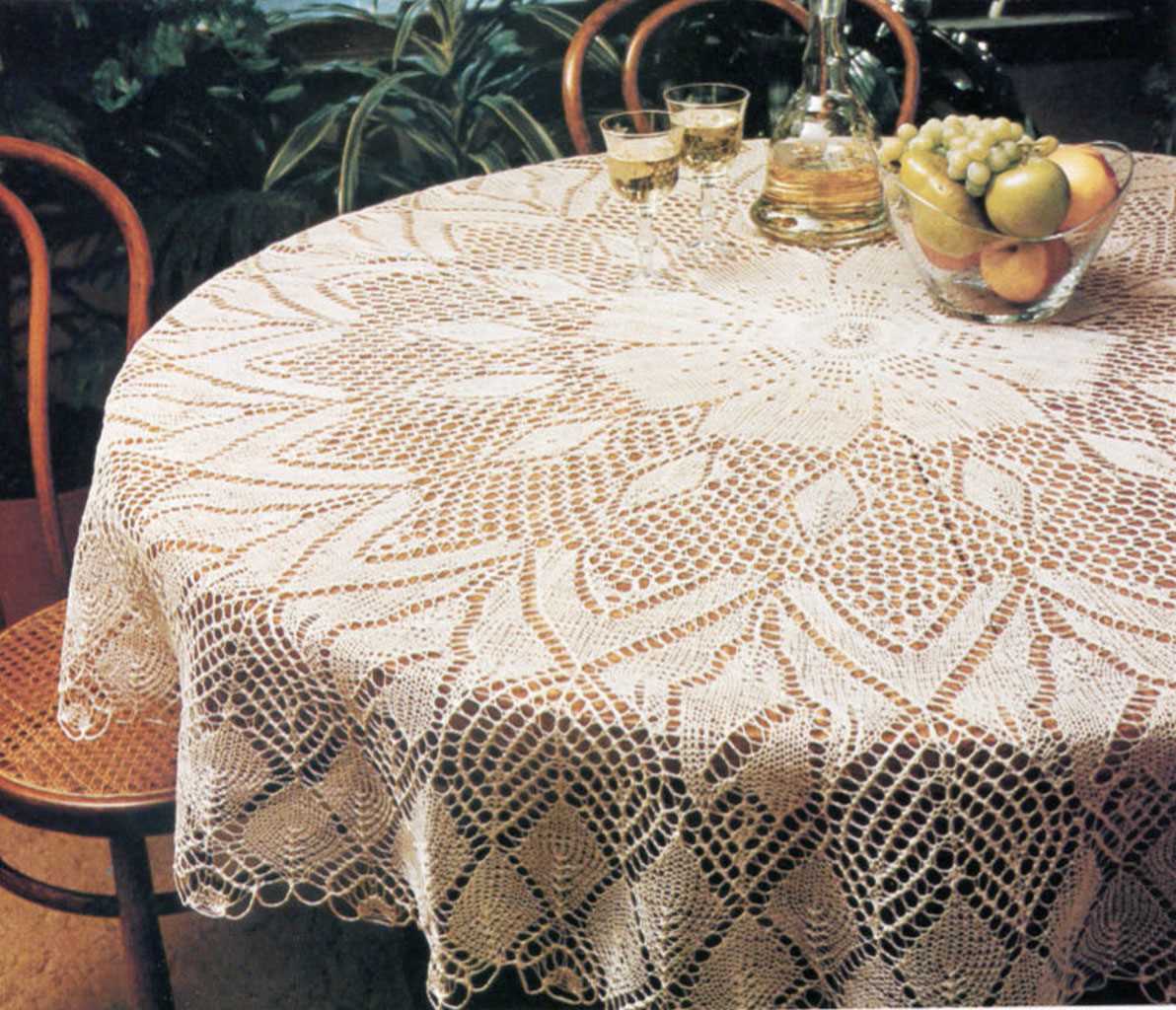 Knitting tablecloth pattern