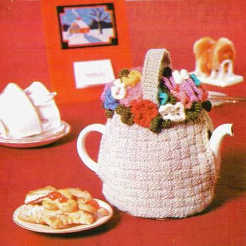 Knitted teapot cozy pattern