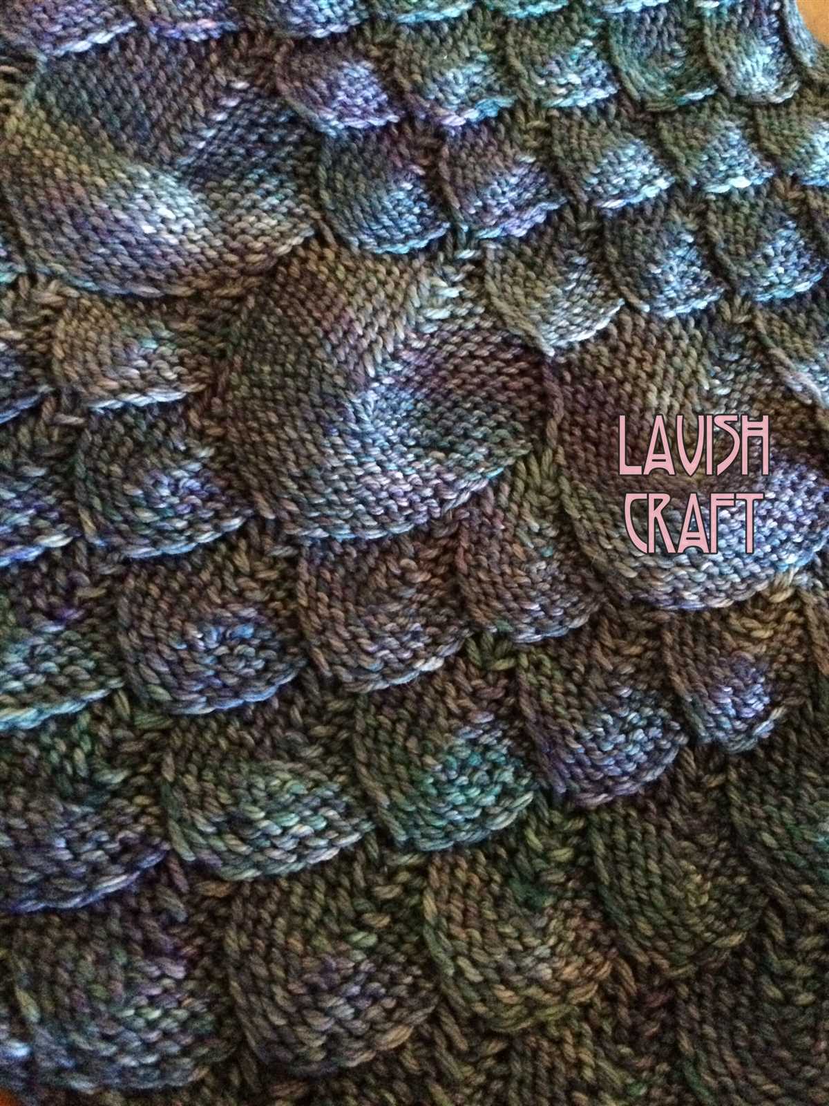 Dragon scale knitting pattern free