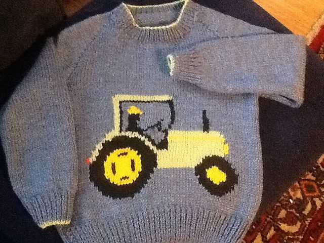 Free tractor knitting pattern