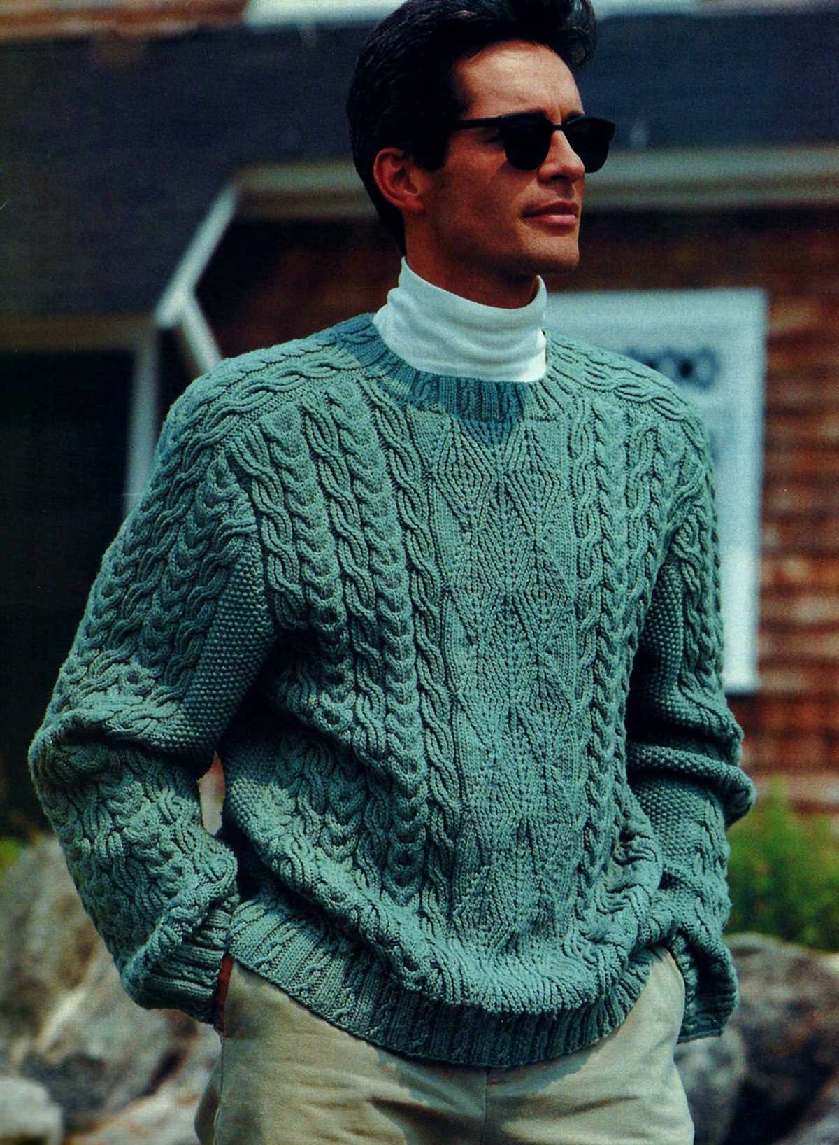 Male sweater knitting patterns