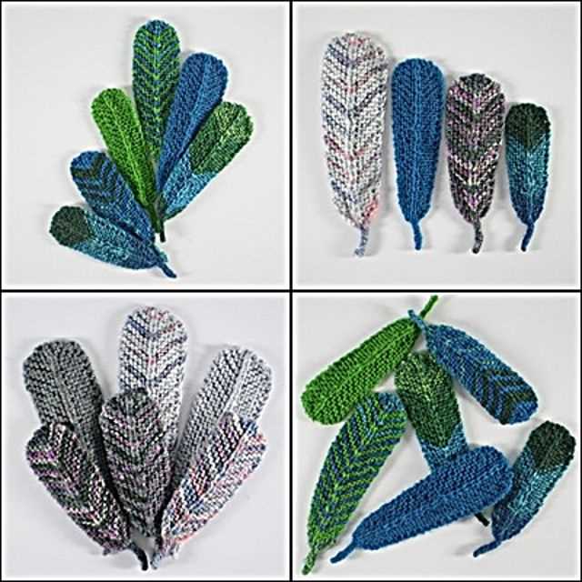 Free feather knitting pattern