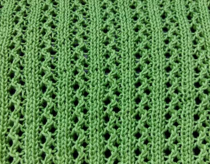 Hole knitting pattern