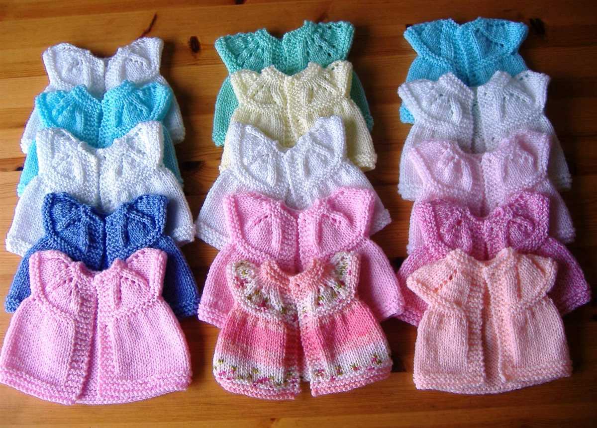 Free layette knitting patterns