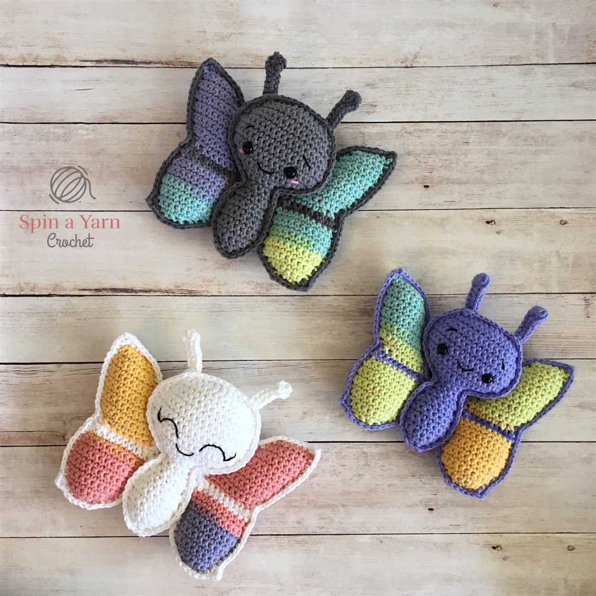 Knitted butterfly pattern free