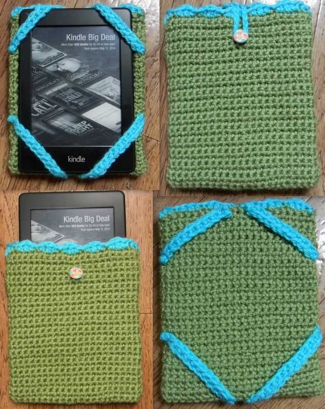 Knitted kindle case pattern