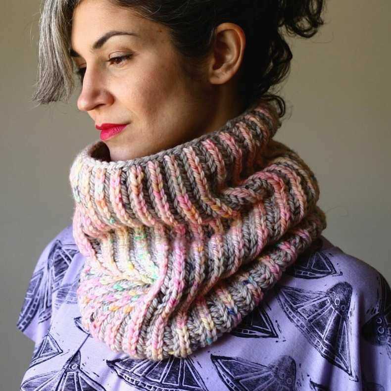 Easy brioche knitting pattern