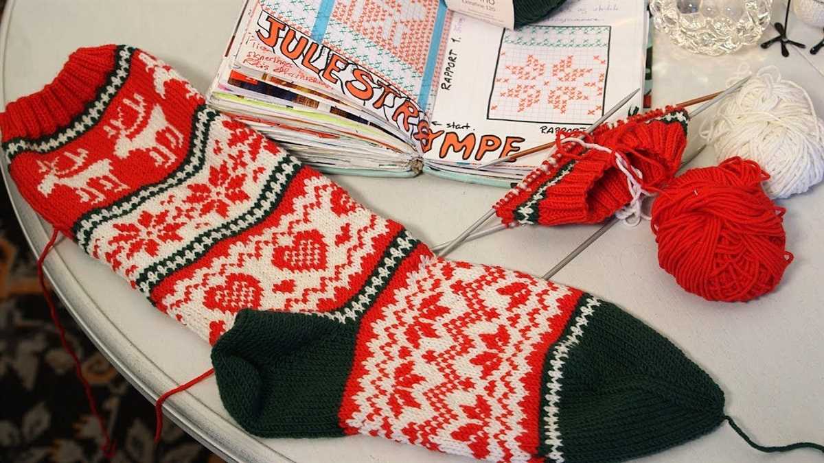 Knitted christmas stocking patterns fair isle