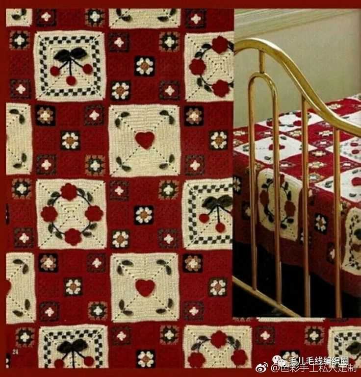 Knitted bedspread patterns free