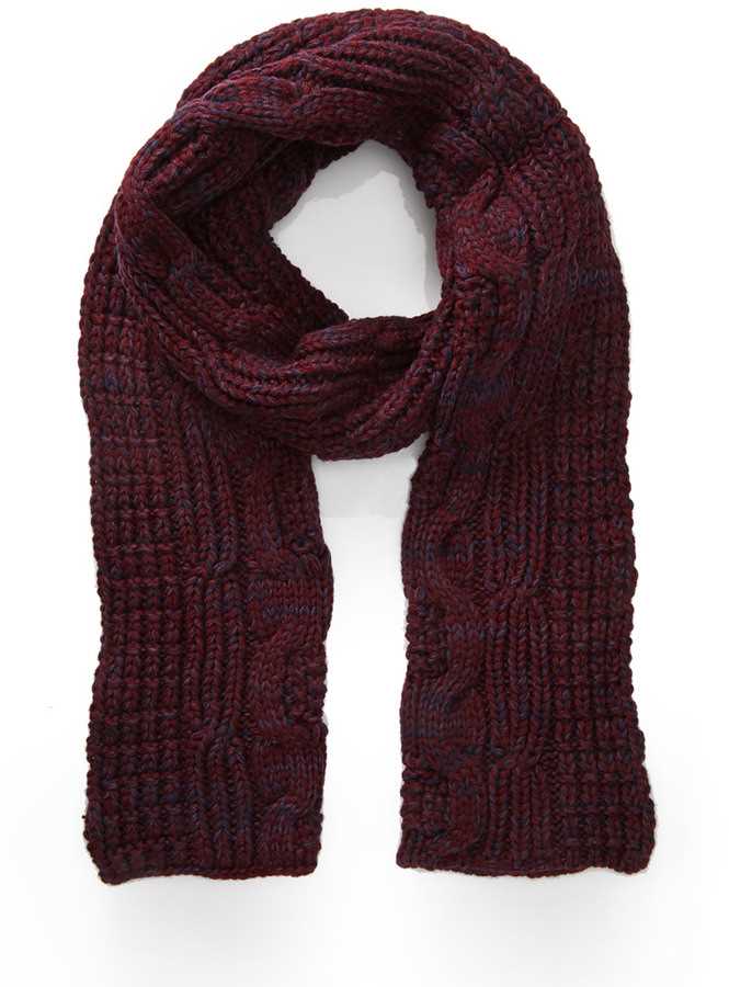 Knitted eternity scarf pattern