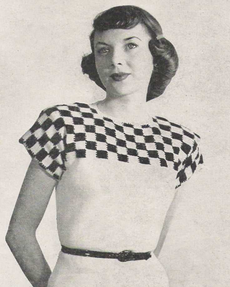 Vintage style knitting patterns