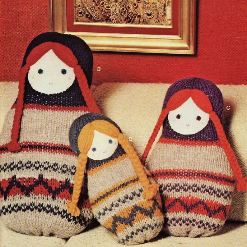 Vintage doll knitting patterns