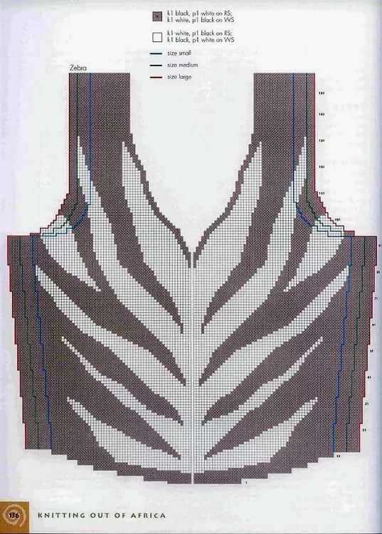 Vintage intarsia knitting patterns