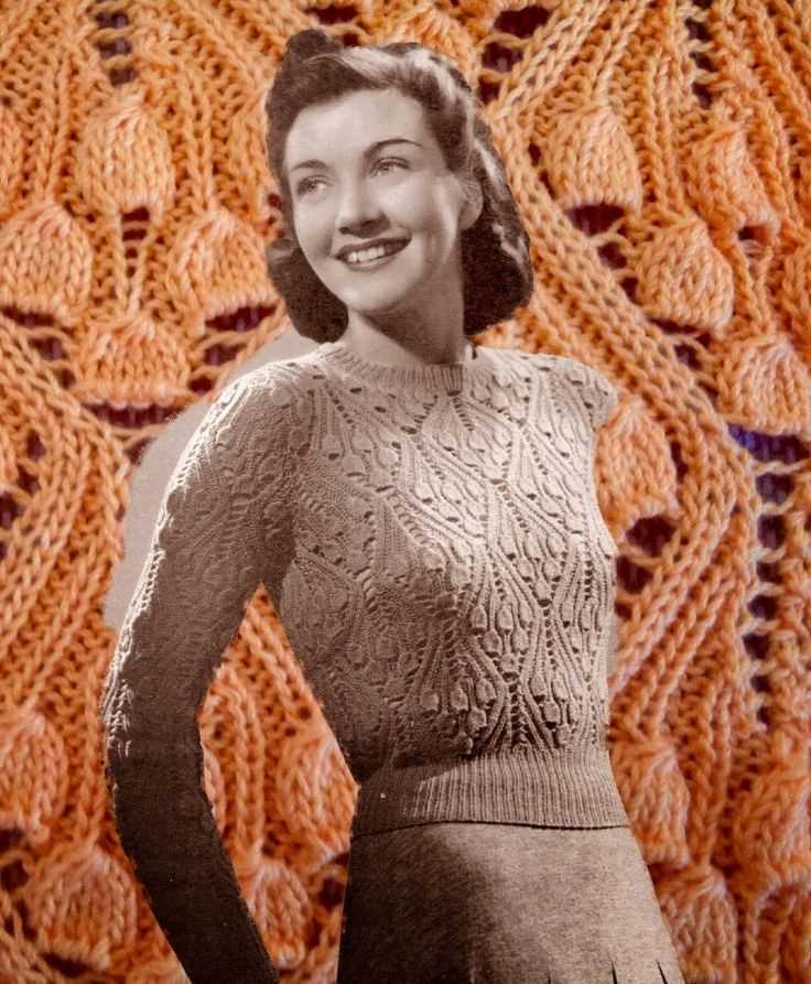 Vintage style knitting patterns